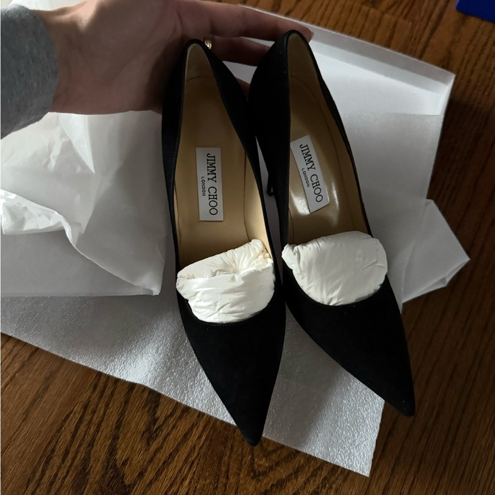NWT Jimmy Choo Black Heels - ABEL